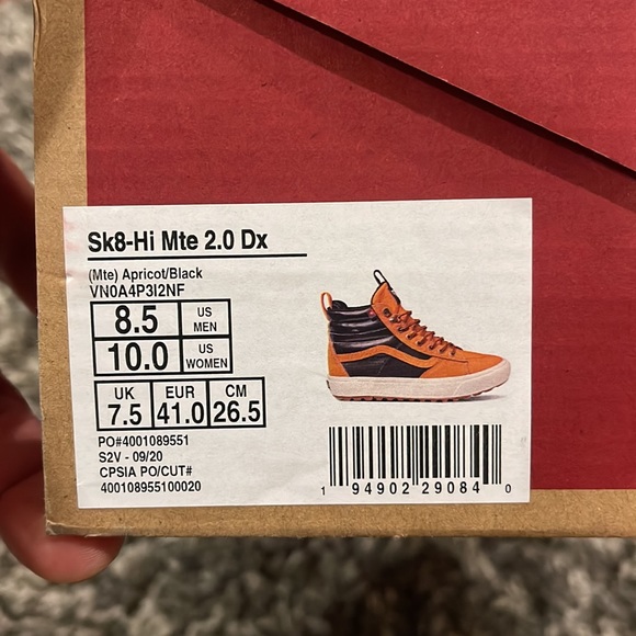 New VANS Sk8-Hi Mte 2.0 Dx - Picture 14 of 16